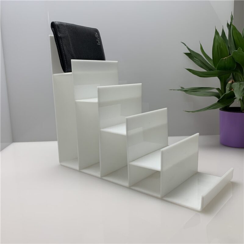 5-layer acrylic wallet display stand