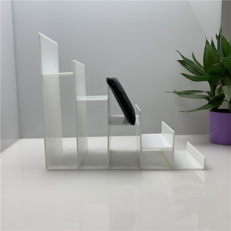 5-layer acrylic wallet display stand
