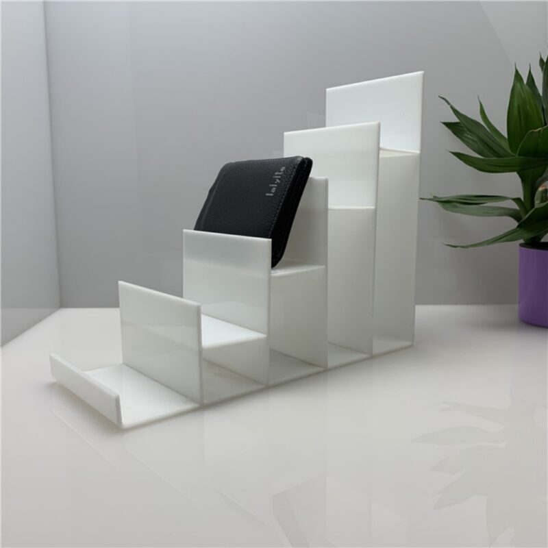 5-layer acrylic wallet display stand