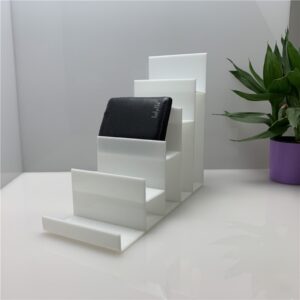 5-layer acrylic wallet display stand