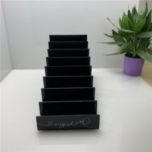 IMG_0592 Black wallet display stand, multi-layer mobile phone stand, wallet stand, N-shaped bag stand, acrylic display stand