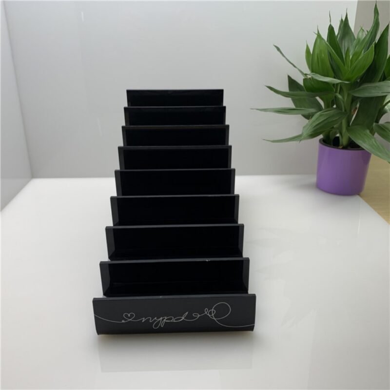 IMG_0592 Black wallet display stand, multi-layer mobile phone stand, wallet stand, N-shaped bag stand, acrylic display stand