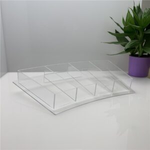 IMG_0605 Environmentally friendly transparent acrylic umbrella display stand, 4-compartment transparent organic glass display stand, umbrella frame acrylic products