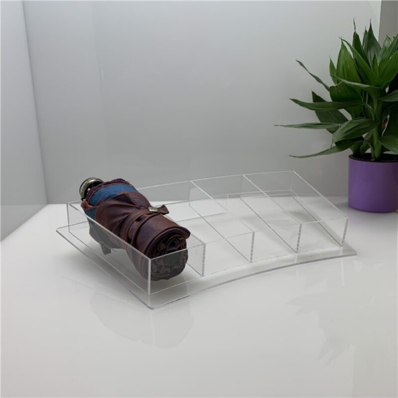 IMG_0606 Environmentally friendly transparent acrylic umbrella display stand, 4-compartment transparent organic glass display stand, umbrella frame acrylic products