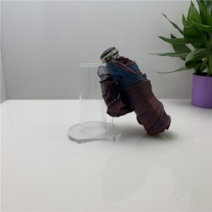 Single-tube acrylic short umbrella display stand, hair accessory storage stand