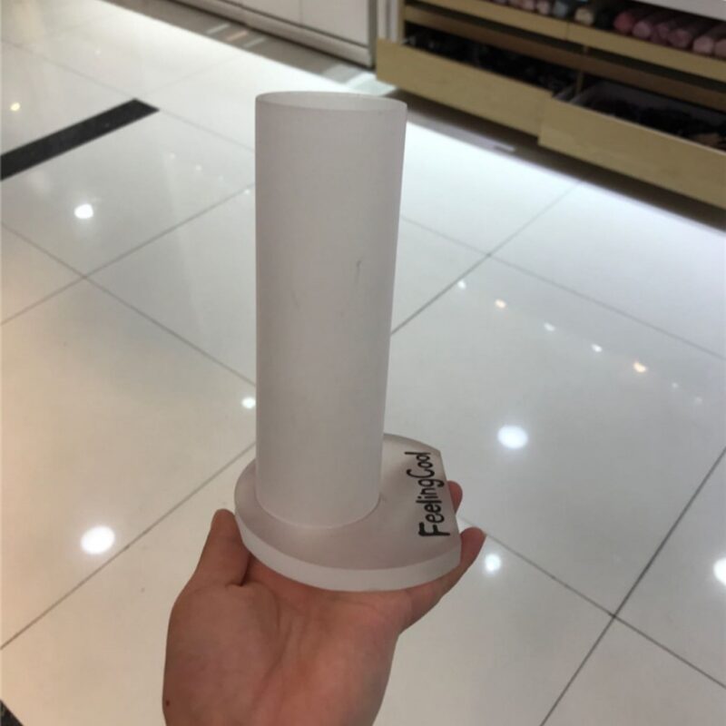 Single-tube acrylic short umbrella display stand, hair accessory storage stand