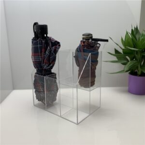 IMG_0651 6-compartment double-layer acrylic display stand and umbrella display stand