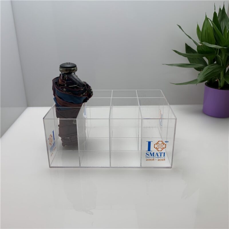 Acrylic umbrella display stand