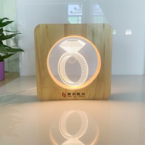 Creative 3D diamond acrylic night light