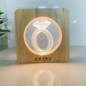 Creative 3D diamond acrylic night light