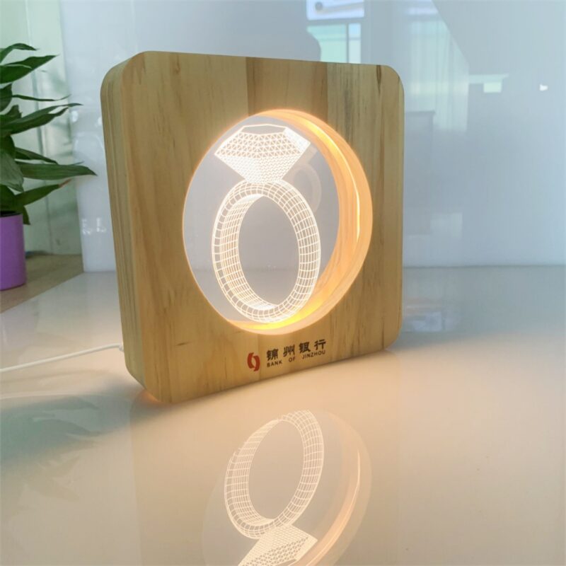 Creative 3D diamond acrylic night light