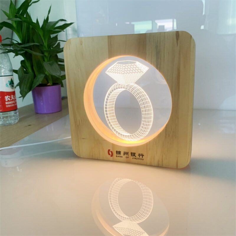 Creative 3D diamond acrylic night light