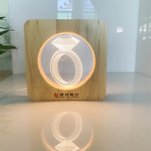 Creative 3D diamond acrylic night light