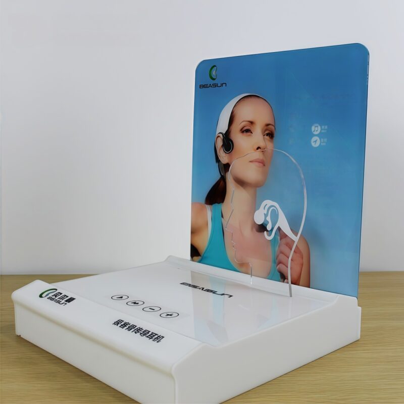 acrylic Bluetooth headset display stand