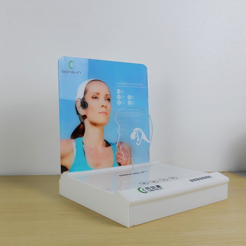 acrylic Bluetooth headset display stand