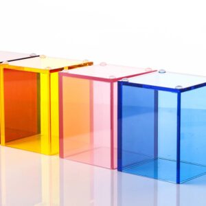 5 Colored Acrylic Pen Holder