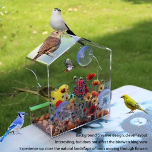 主图5 acrylic window Bird Feeder