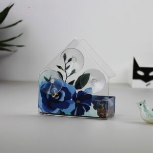 兰花3 Orchid background Bird Feeder Birds House for Outdoo