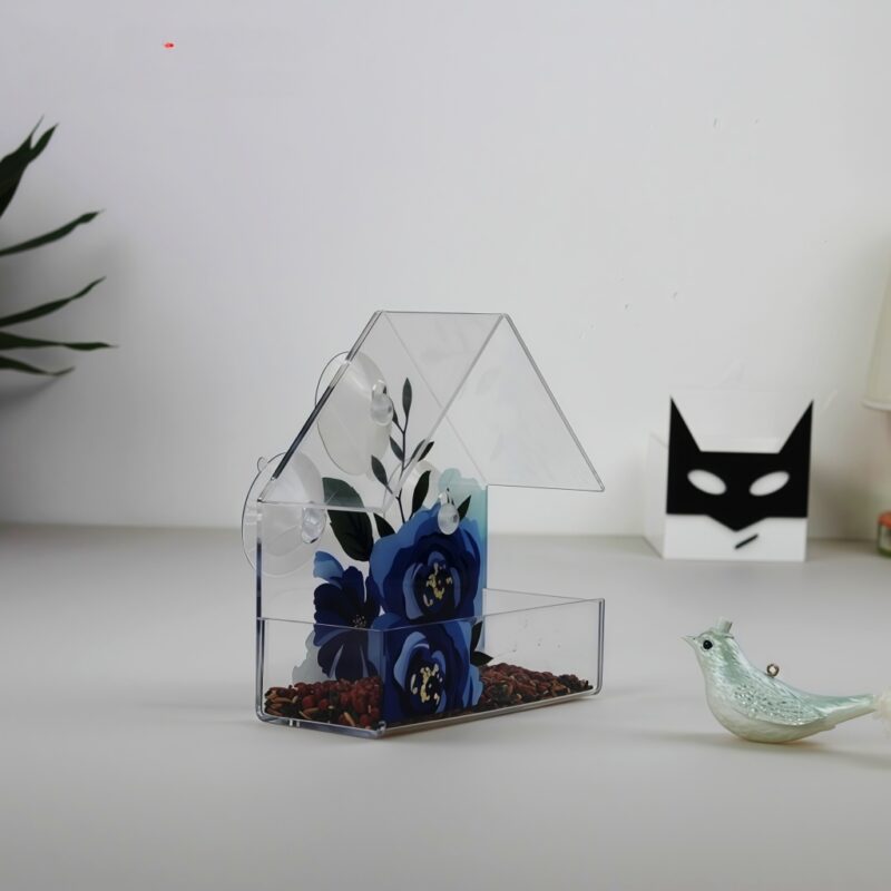 兰花5 Orchid background Bird Feeder Birds House for Outdoo